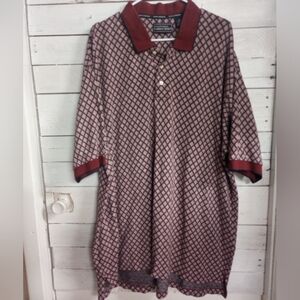 Steve Stricker Men's Size 2XL for Fairway Sport Golf Shirt Burgundy, Long